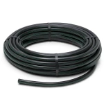لفة أنابيب HDPE ضغط 3.9 بار PE 63 قطر خارجي 50 مم SDR 21 أسود