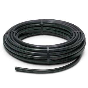 لفة أنابيب HDPE ضغط 3.9 بار PE 63 قطر خارجي 50 مم SDR 21 أسود
