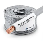 سلك مجدول نحاس معزول PVC، مقاس 10mm، 450/750 فولت، لون رمادي | مجموعة كابلات الرياض