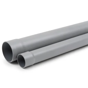 مواسير بلاستيك UPVC ضغط 100 psi مقاس 8 mm سماكة 5.97 mm لون رمادي