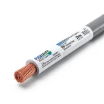 سلك كهرباء نحاس مجدول عزل PVC، مقاس 25mm، 450/750 فولت، لون رمادي | مجموعة كابلات الرياض