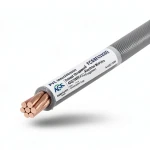 سلك كهرباء نحاس مجدول معزول PVC، مقاس 4mm، 450/750 فولت، رمادي | مجموعة كابلات الرياض