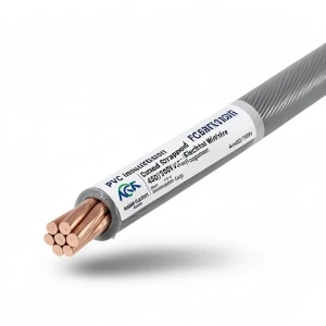 PVC Insulation Stranded Copper Electrical Wire 4mm, 450/750V, Gray | Riyadh Cables Group
