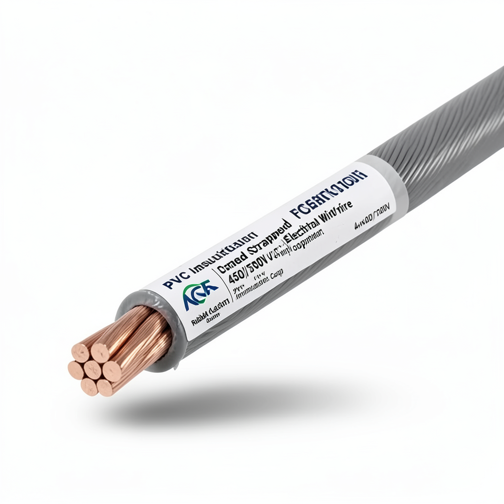 PVC Insulation Stranded Copper Electrical Wire 4mm, 450/750V, Gray | Riyadh Cables Group