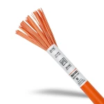 لفة سلك مفرد 1.5 مم 450/750 فولت، موصل نحاس شعر مرن عزل PVC، لون برتقالي | Riyadh Cables مجموعة كابلات الرياض