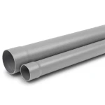مواسير بلاستيك UPVC مقاس 2 1/2 إنش ضغط 125 psi سمك 2.74 ملم لون رمادي