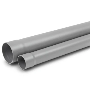 مواسير بلاستيك UPVC مقاس 2 1/2 إنش ضغط 125 psi سمك 2.74 ملم لون رمادي