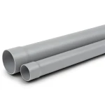 مواسير بلاستيك UPVC مقاس 6 إنش ضغط 125 psi سماكة 5.79 ملم لون رمادي