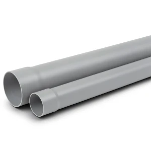 UPVC Plastic Pipe 6 inch Size Nominal Pressure 125 psi Thickness 5.79 mm Gray
