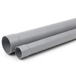 أنابيب بلاستيك UPVC مقاس 1 إنش ضغط اسمي 160 psi سمك 2.03 مم لون رمادي