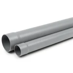 انابيب بلاستيك UPVC مقاس 1/4 1 إنش ضغط 160 psi سمك 2.13 مم لون رمادي