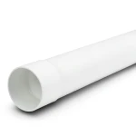 أنابيب UPVC ضغط اسمي 125 psi مقاس 6 إنش سمك 5.79 مم لون أبيض