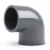 كوع UPVC زاوية °90 مقاس ½ 1 انش رمادى غامق جدول 80 - Image 1