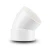 UPVC Plastic Elbow 45° 4 inch White - Image 1