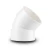 UPVC Plastic Elbow 45° 6 inch White - Image 1