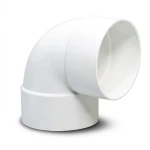 كوع UPVC زاوية °90 مقاس 6 إنش، لون أبيض