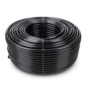 لفة أنابيب HDPE ضغط 16 بار PE 100، قطر 125 مم SDR 33، لون أسود