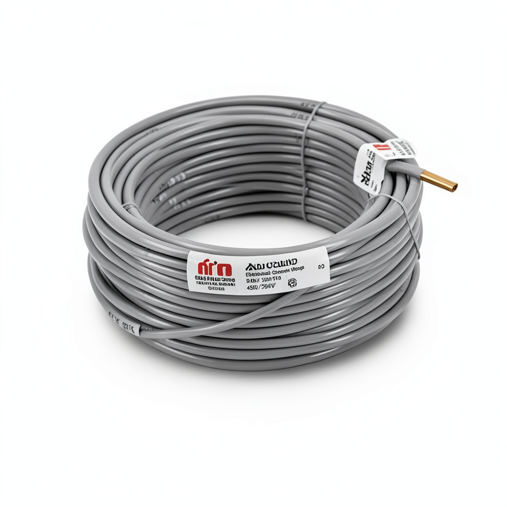 PVC Insulation Stranded Copper Electrical Wire 500mm, 450/750V, Gray | Riyadh Cables Group