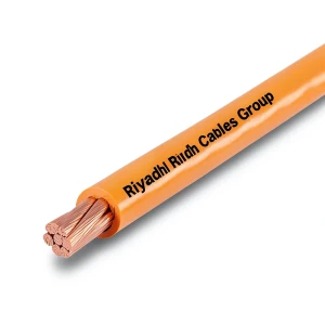Stranded Single Wire 1.5mm 450/750V Copper Conductor PVC Insulated Orange | Riyadh Cables Group