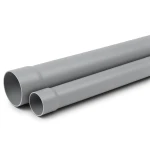 مواسير بلاستيك UPVC ضغط 100 psi مقاس 8 mm سماكة 5.97 mm لون رمادي