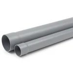 أنابيب UPVC ضغط اسمي 125 psi مقاس 1 1/2 إنش سماكة 2.03 مم لون رمادي