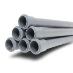 UPVC Pipes PN 4 Bar Size 450 mm Thickness 8.9 mm Gray Color | SAPPCO