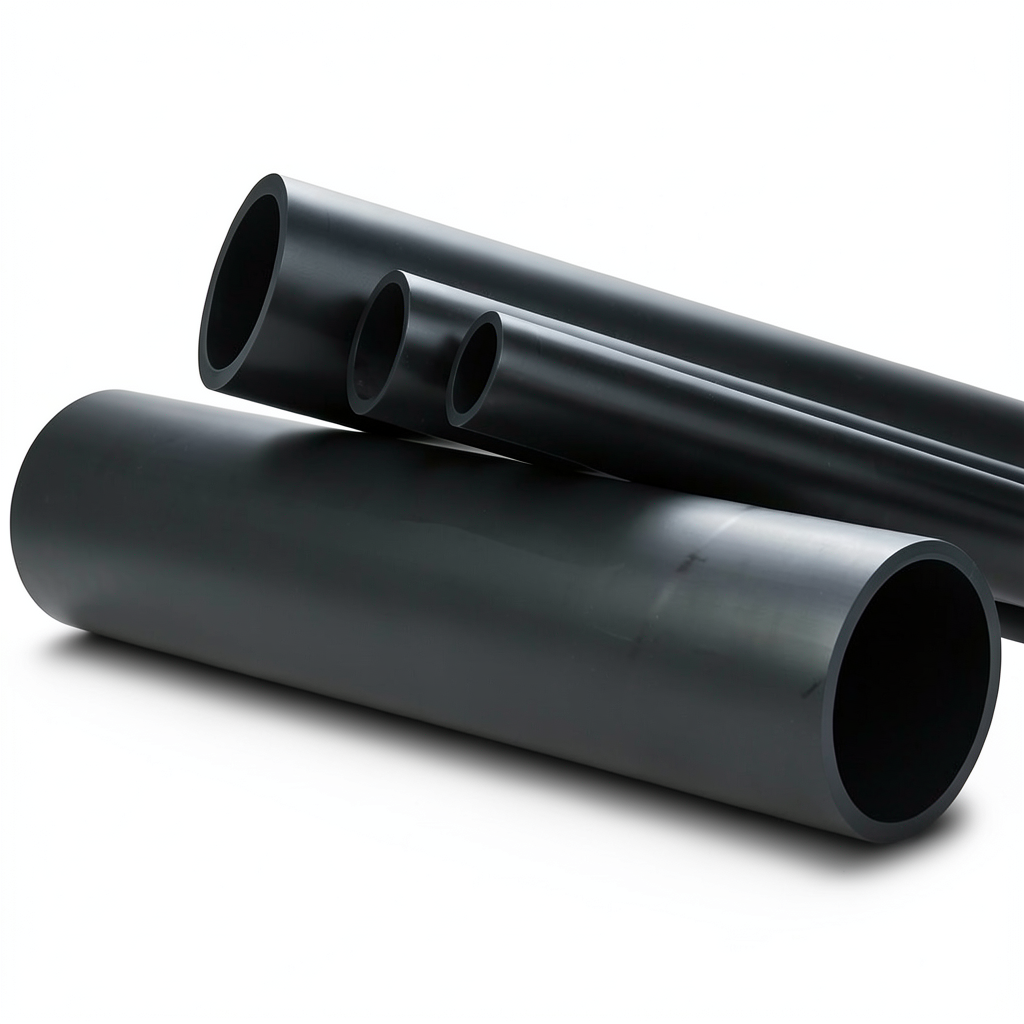 انابيب HDPE ضغط 16 بار PE 100 قطر خارجي 560 ملم سماكة 50.8 مم اسود