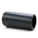 أنابيب بلاستيكية HDPE ضغط اسمي 10 بار PE 100 قطر خارجي 800 مم سمك 47.4 مم لون أسود