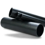 أنابيب بلاستيكية HDPE ضغط 16 بار PE 100، قطر خارجي 630 مم، سمك 57.2 مم، لون أسود