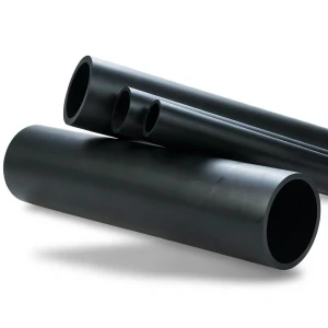 HDPE Plastic Pipe PN 16 Bar PE 100, 630 mm OD, 57.2 mm Thickness, Black