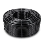 High Density Polyethylene Coil Pipe 16 Bar PE 100, 110 mm SDR 33, Black