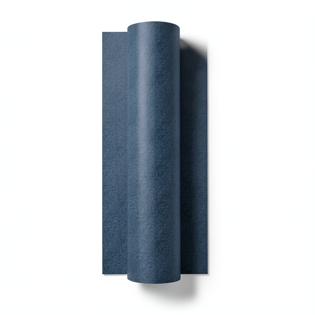 Spanish Patterned Wall Covering 10 m x 0.53 m Dark Blue