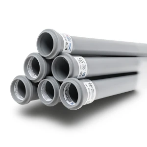 UPVC Pipes PN 4 Bar Size 630 mm Thickness 12.4 mm Gray | SAPPCO