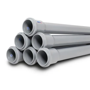 UPVC Pipes PN 4 Bar Size 710 mm Thickness 14 mm Gray Color | SAPPCO
