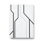 Wallpaper Allure Collection 5 m² White with Black, Item Number 5712-10 | Erismann