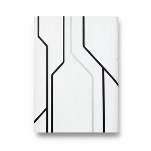 Wallpaper Allure Collection 5 m² White with Black, Item Number 5712-10 | Erismann
