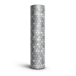 Spanish Wallpaper Gray Color Geometric Design, Size 10mx0.53m, Model 1105-3