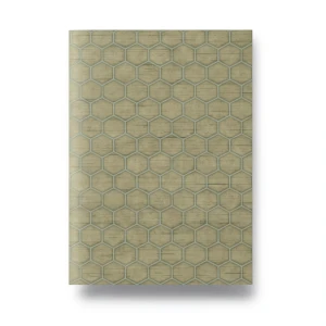 Italian Geometric Wallpaper 10m x 0.73m Olive Beige, Model 45127