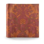 Italian Wallpaper Classic Design 10m x 1.06m Orange with Red, Model 700014