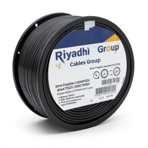 سلك كهربائي نحاس شعر 50mm 450/750 فولت طول 1000m لون أسود | مجموعة كابلات الرياض