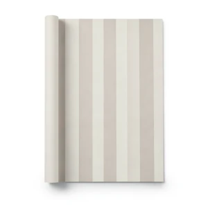 Italian Striped Wallpaper 10m x 1.06m Beige, Model 5439