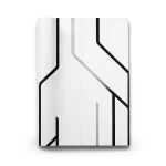 ورق حائط Allure Collection مقاس 5 m² أبيض مع أسود، رقم المنتج 5712-10 | Erismann