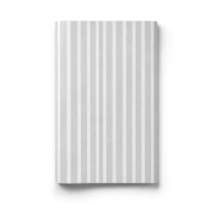 Italian Striped Wall Covering 10m x 1.06m Pale Gray, Model 5445