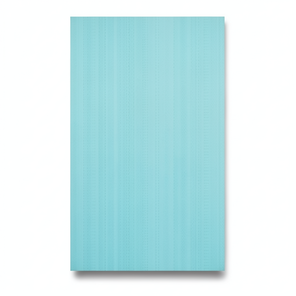 Dutch Plain Wall Covering 10m x 0.53m, Turquoise Color