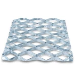 Galvanized Steel Expanded Metal Mesh Thickness 5.8 mm Width 1.22 m Length 5 m