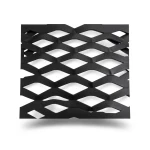 Hot Rolled Black Steel Expanded Metal Mesh Thickness 4.8 mm Width 1.22 m Length 4 m