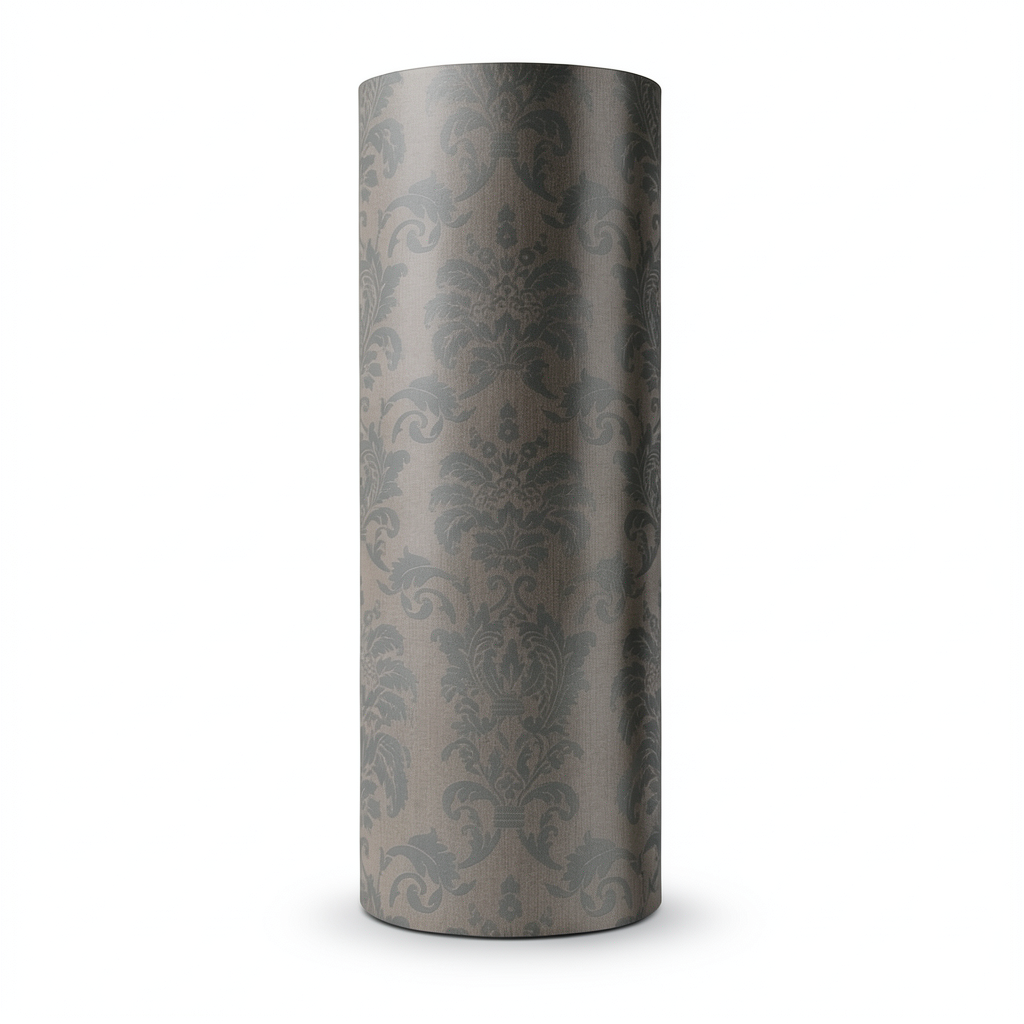 Classic Wallpaper Length 10m, Width 0.73m, Dark Beige Color