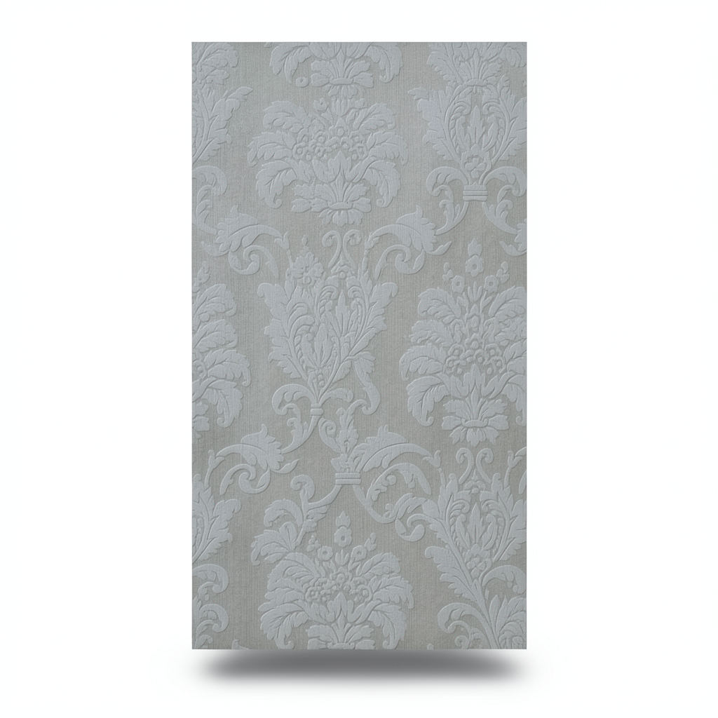 Classic Wallpaper Length 10m, Width 0.73m, Gray Color, Model 305002