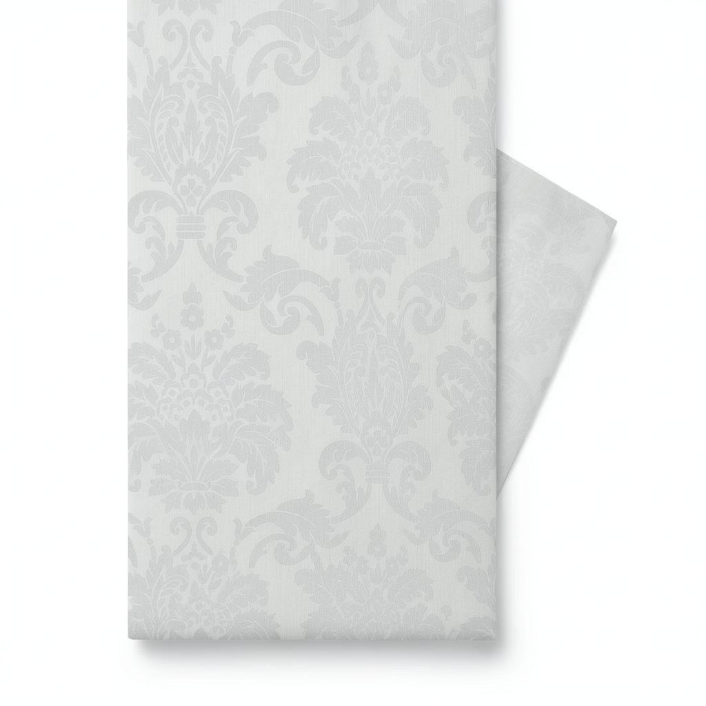 Classic Wallpaper Length 10m, Width 0.73m, Pale Gray Color, Model 305005