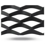 Hot Rolled Black Steel Expanded Metal Mesh Thickness 4.8 mm Width 1.22 m Length 6 m